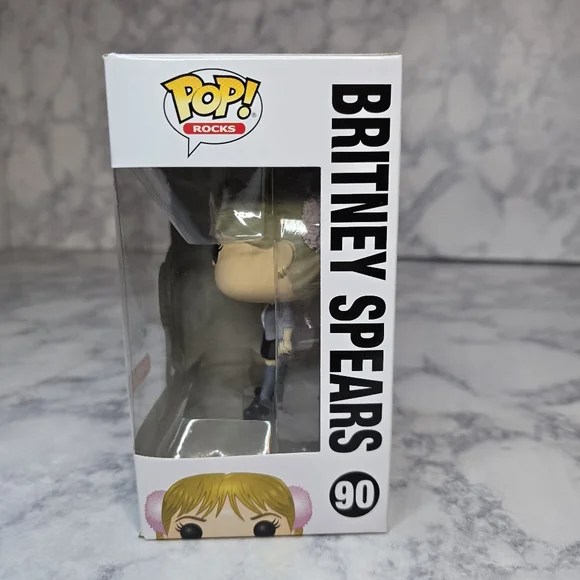 Funko Pop Britney Spears #90 Vinyl Figure Exclusive Baby One More Time Outfit - Picture 2 of 8